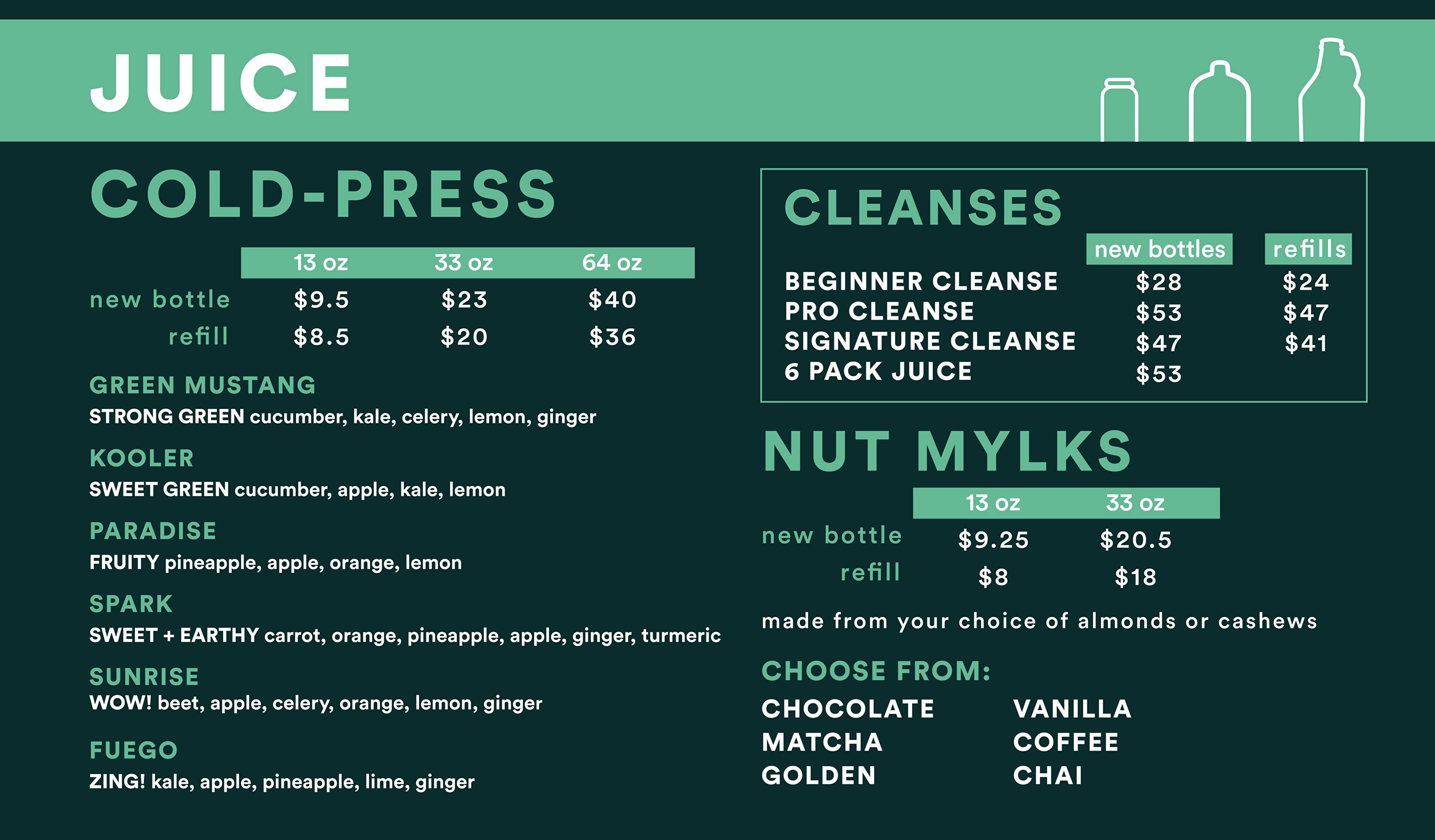Menu | Goji